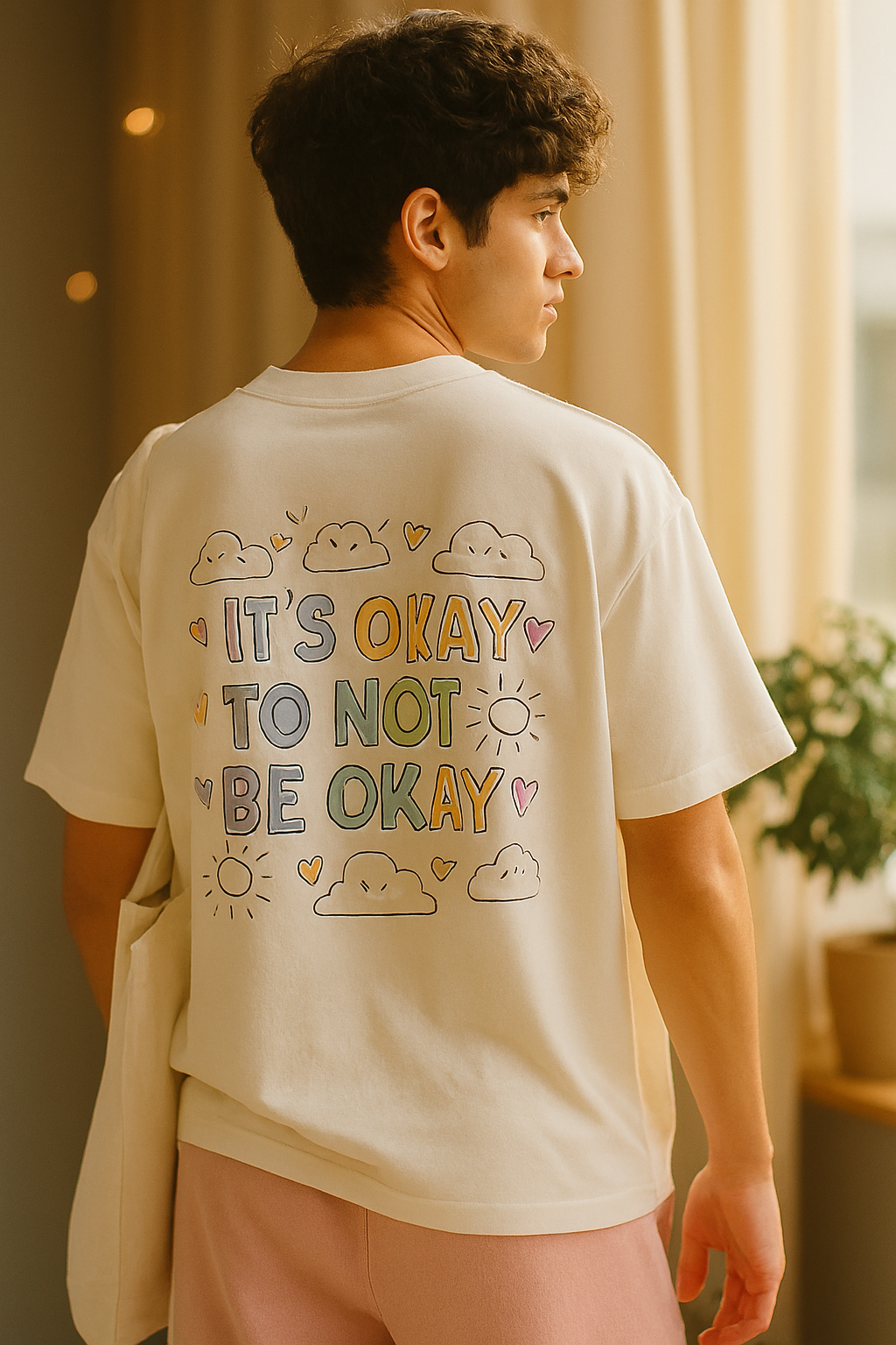 "It's Okay" Affirmation Tee, The Comfort Cloud Tee