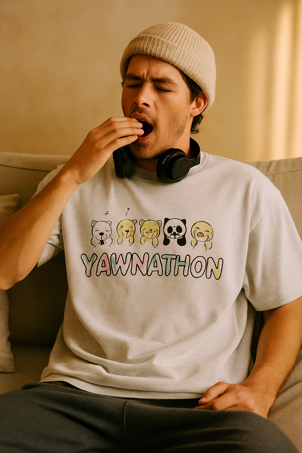 The Official Yawnathon Oversized Tee