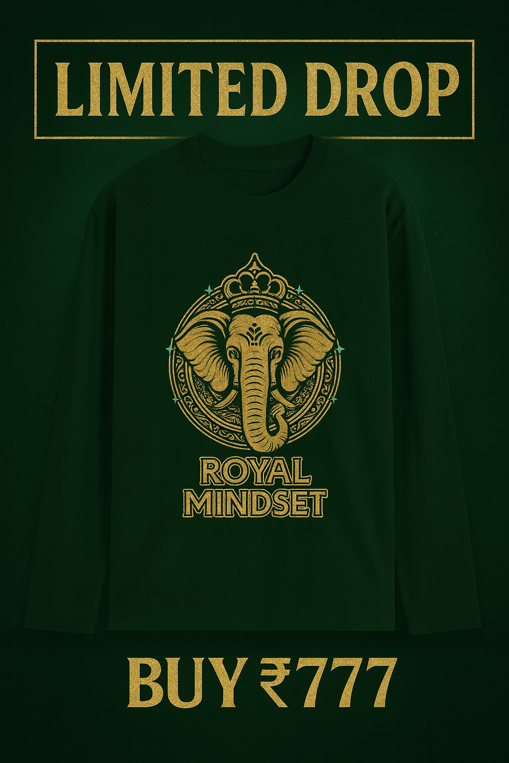 ROYAL MINDSET Full Sleeve T-Shirt