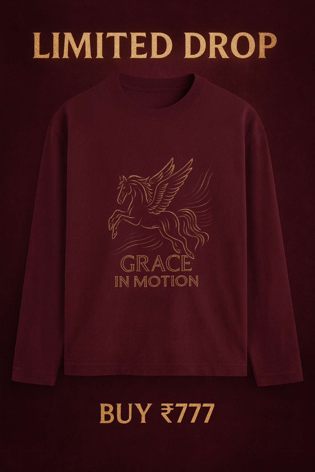 GRACE IN MOTION Full Sleeve T-Shirt