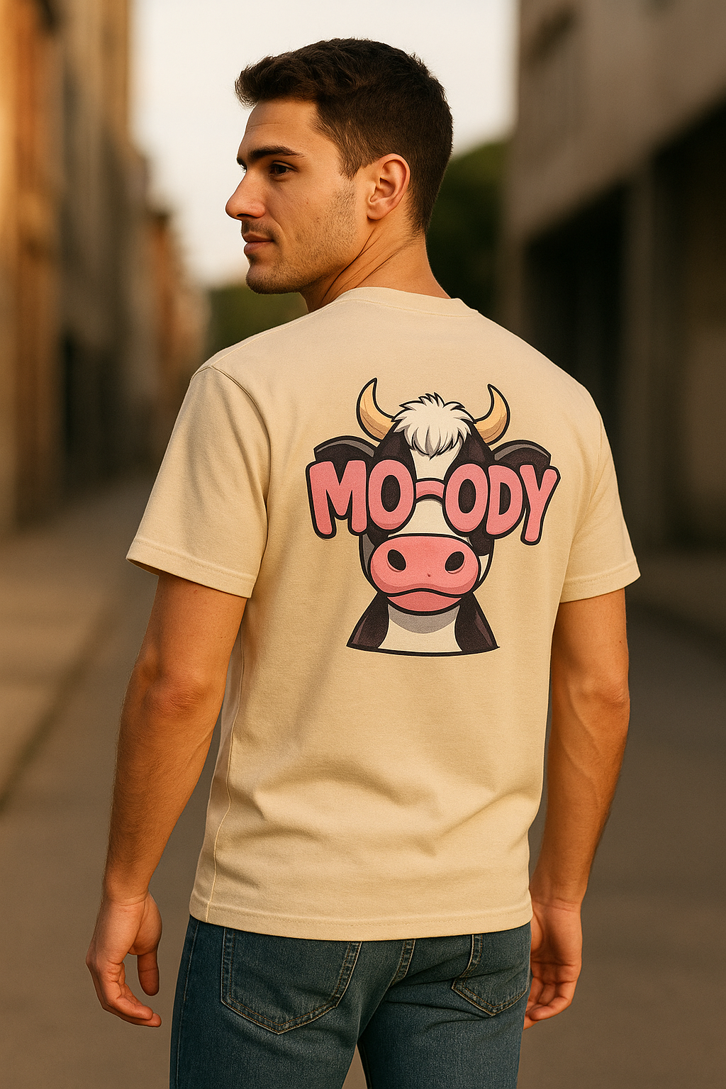 "Moo-dy" Pun Graphic Tee, The Moody Moo Tee